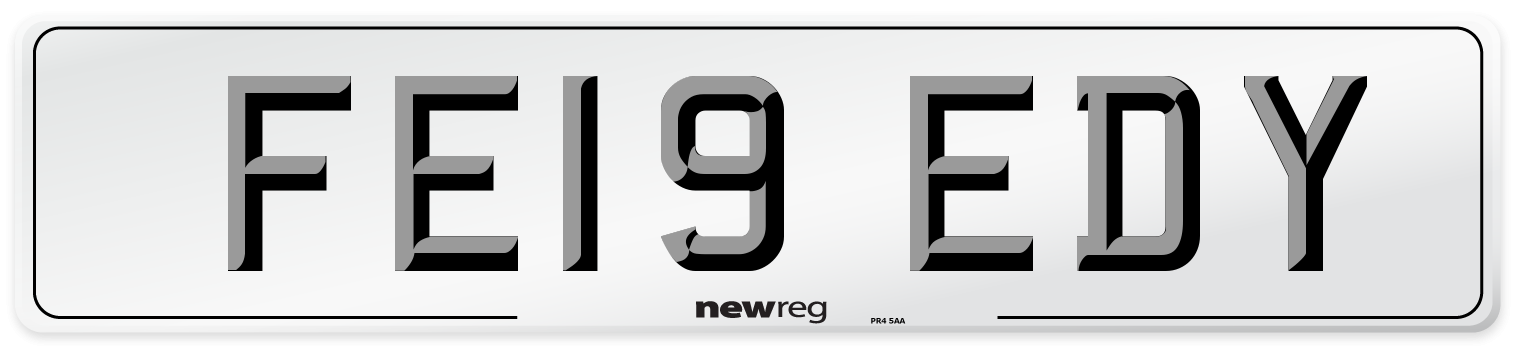 FE19 EDY Number Plate from New Reg